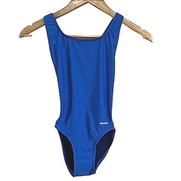 Sporti Swimsuit Size 28 Blue Xtra Life Lycra Competition Training One Piece - Picture 1 of 8
